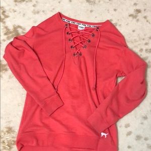 Victoria secret lace up top